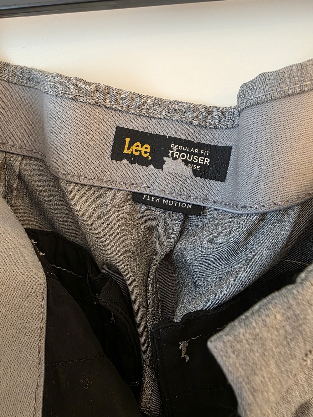 Lee Gray Flex Motion Trouser - Picture 2 of 2